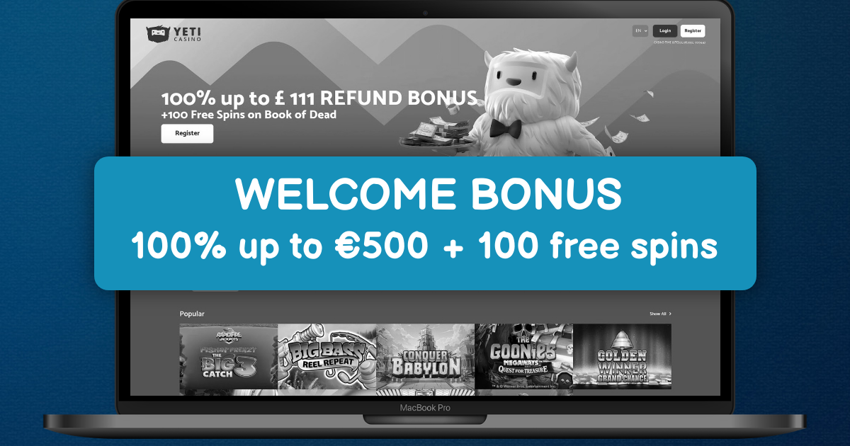 Yeti Casino banner
